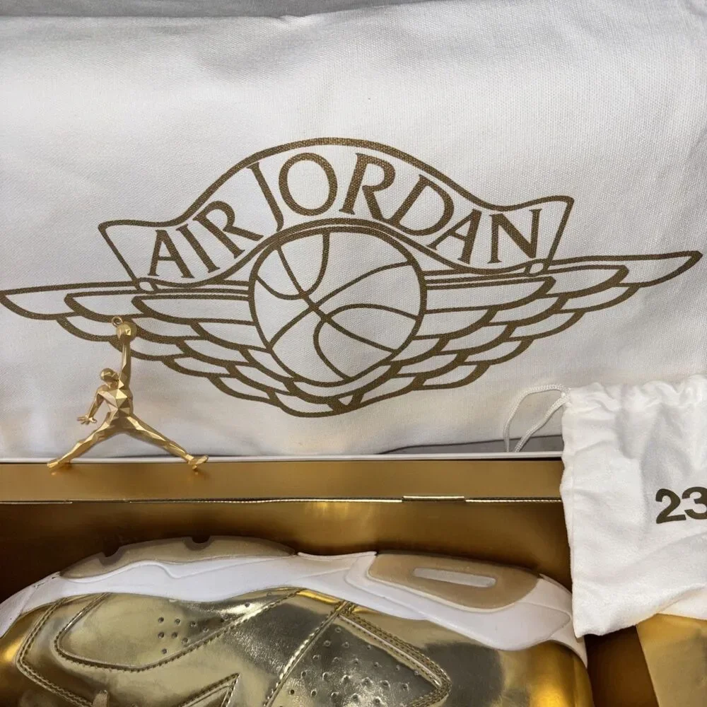 NIKE AIR JORDAN VI 6 RETRO PINNACLE METALLIC GOLD LIQUID METAL 854271-730 12